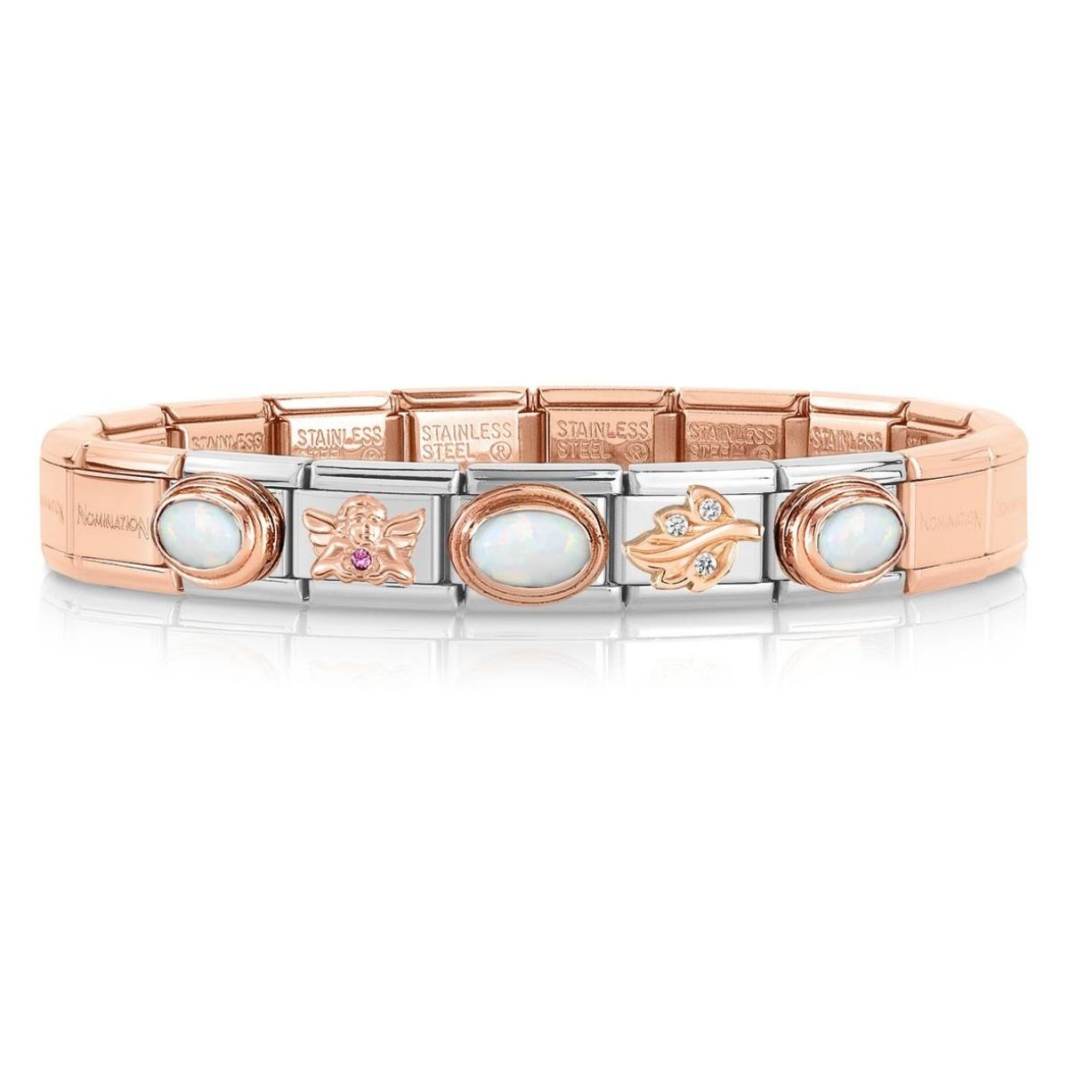 rose gold charms nomination bracelet charms sale