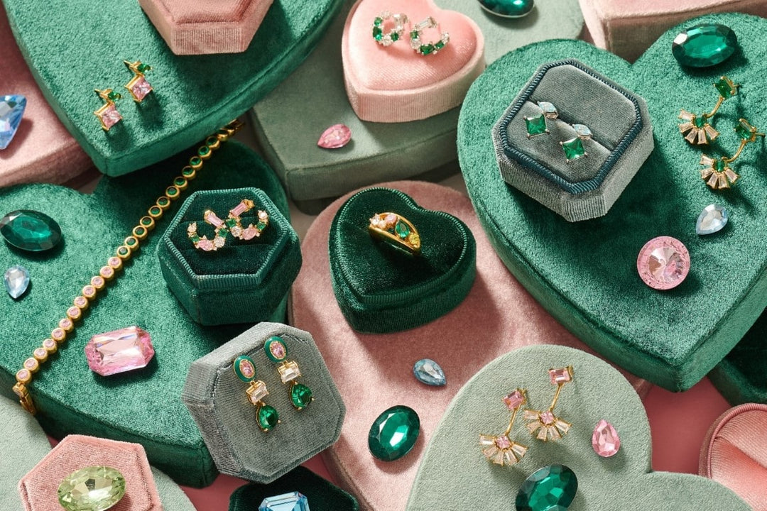 Emerald green for May birthday gifts
