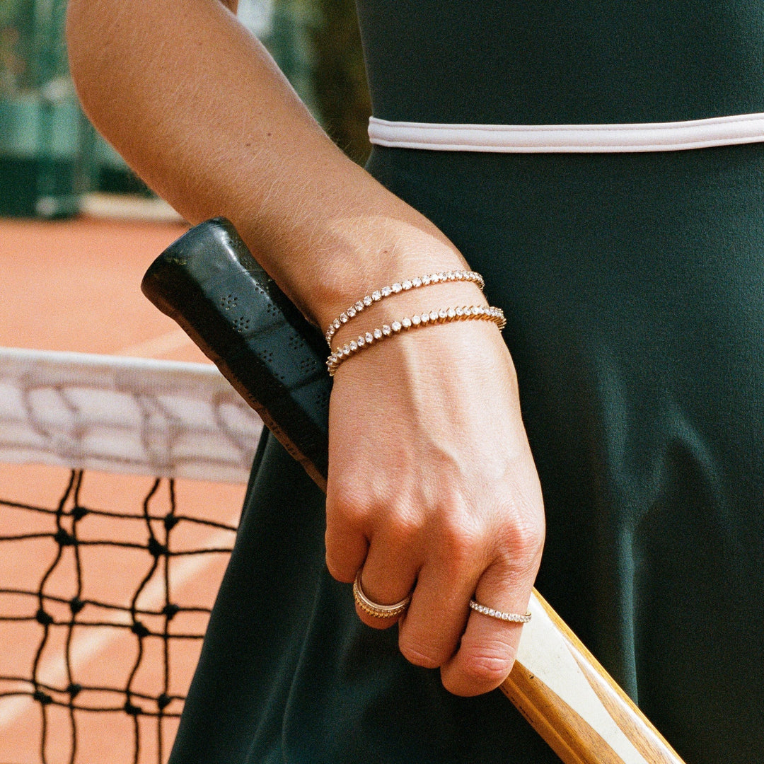 D.Louise Gold Tennis Bracelet product view