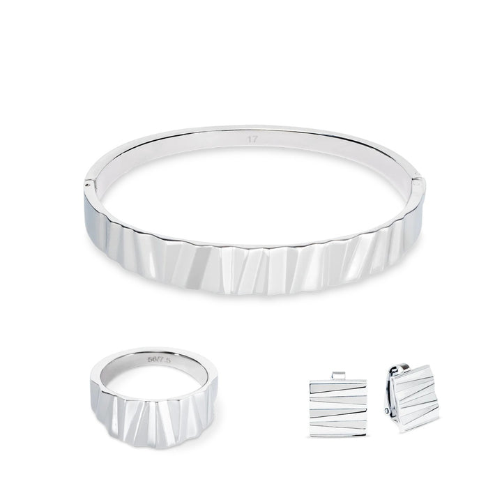 Coeur De Lion Classic Wave Bracelet - Silver - 014132170017