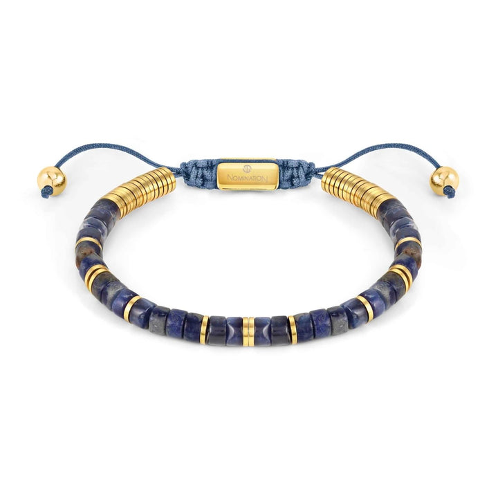 Nomination Instinct Style Bracelet in Steel with Stones - Sodalite 027925_034