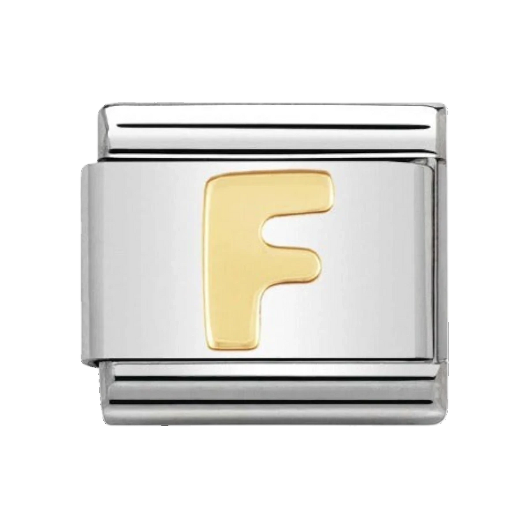 Nomination Gold Classic Letter Charm - G