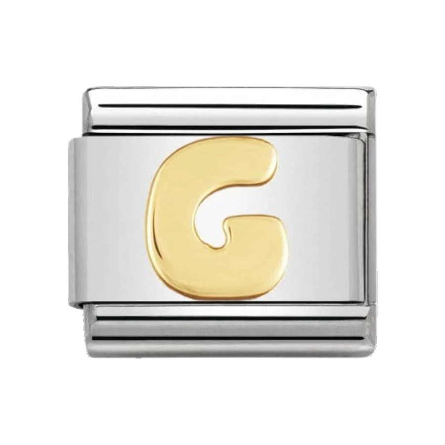 Nomination Gold Classic Letter Charm - G