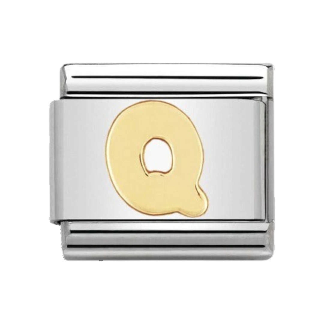 Nomination Gold Classic Letter Charm - Q