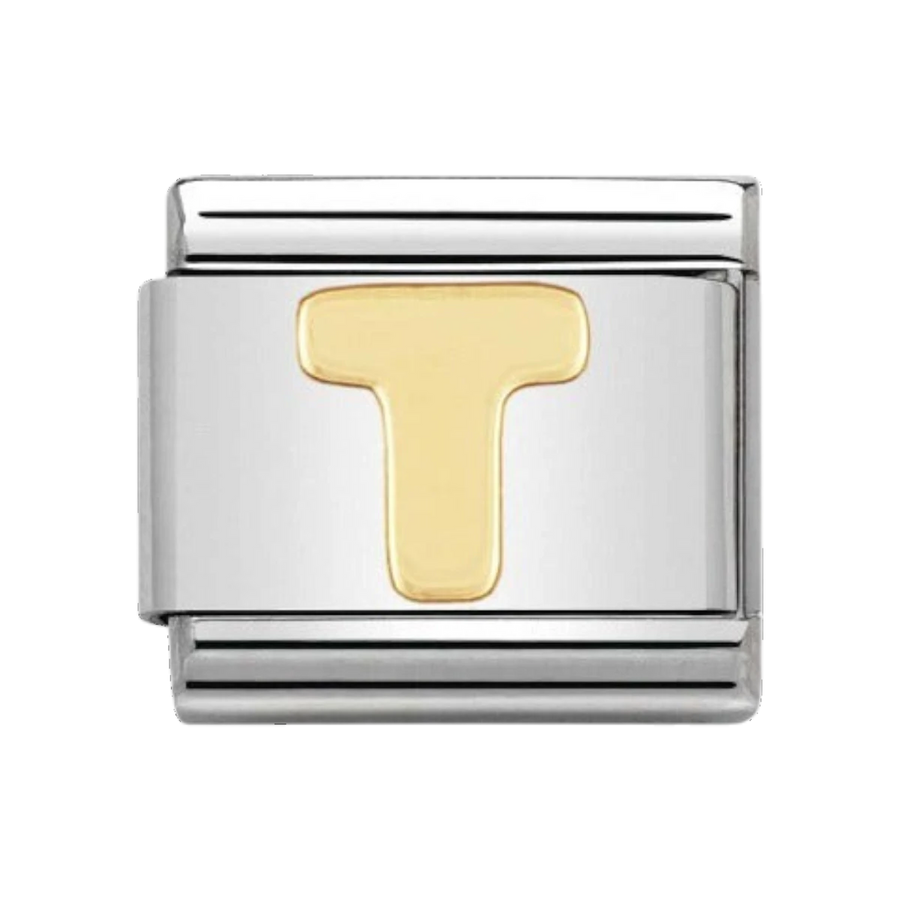 Nomination Gold Classic Letter Charm - U