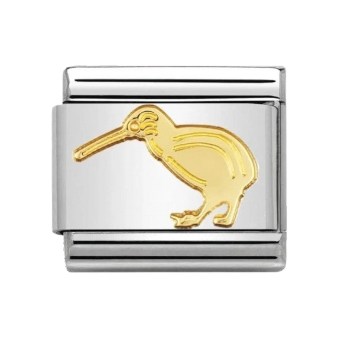Nomination Classic Air Animals Kiwi Charm Gold
