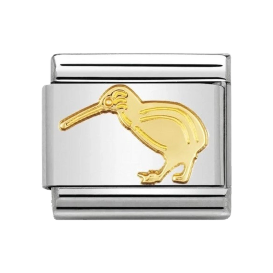 Nomination Classic Air Animals Kiwi Charm Gold