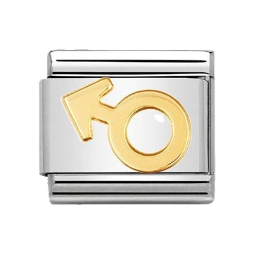 Nomination Gold Male Symbol Charm
