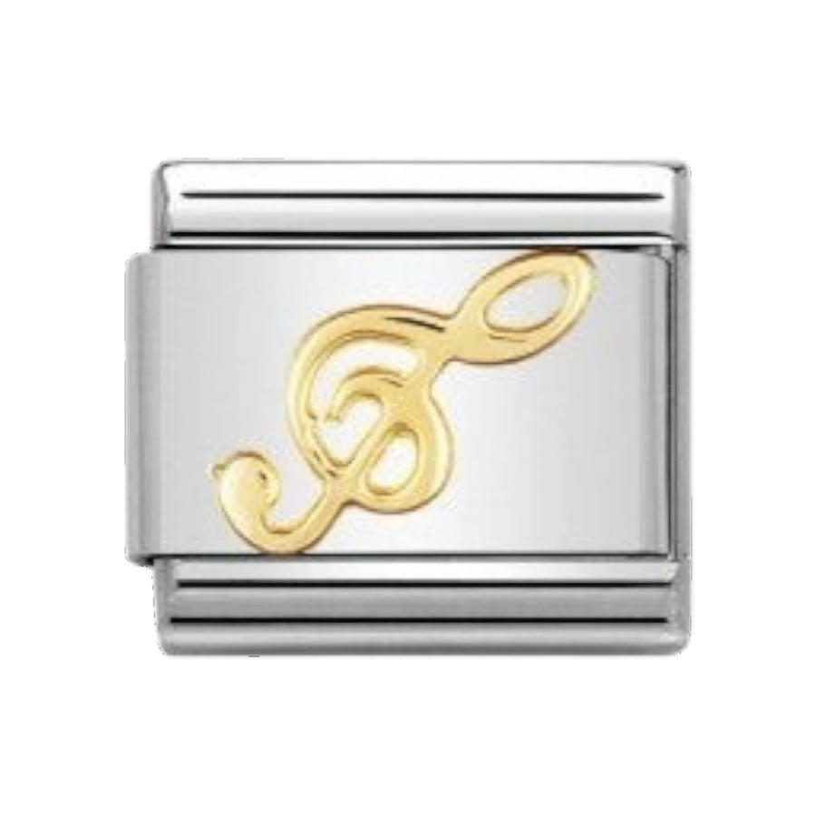 Nomination Classic Gold Music Treble Clef Charm 030117_08