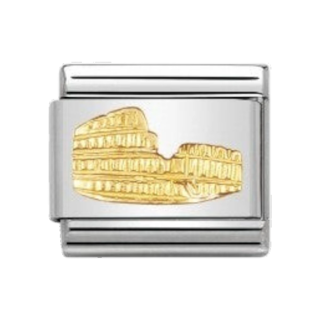 Nomination Classic Gold Monuments Colosseum Charm 030123_10