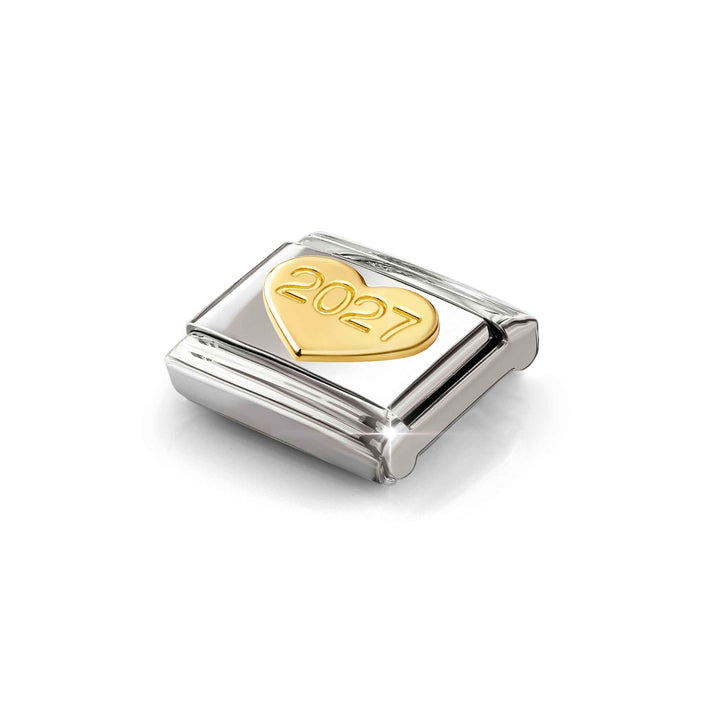 Niche Jewellery Nomination Gold 2027 Heart Charm detail