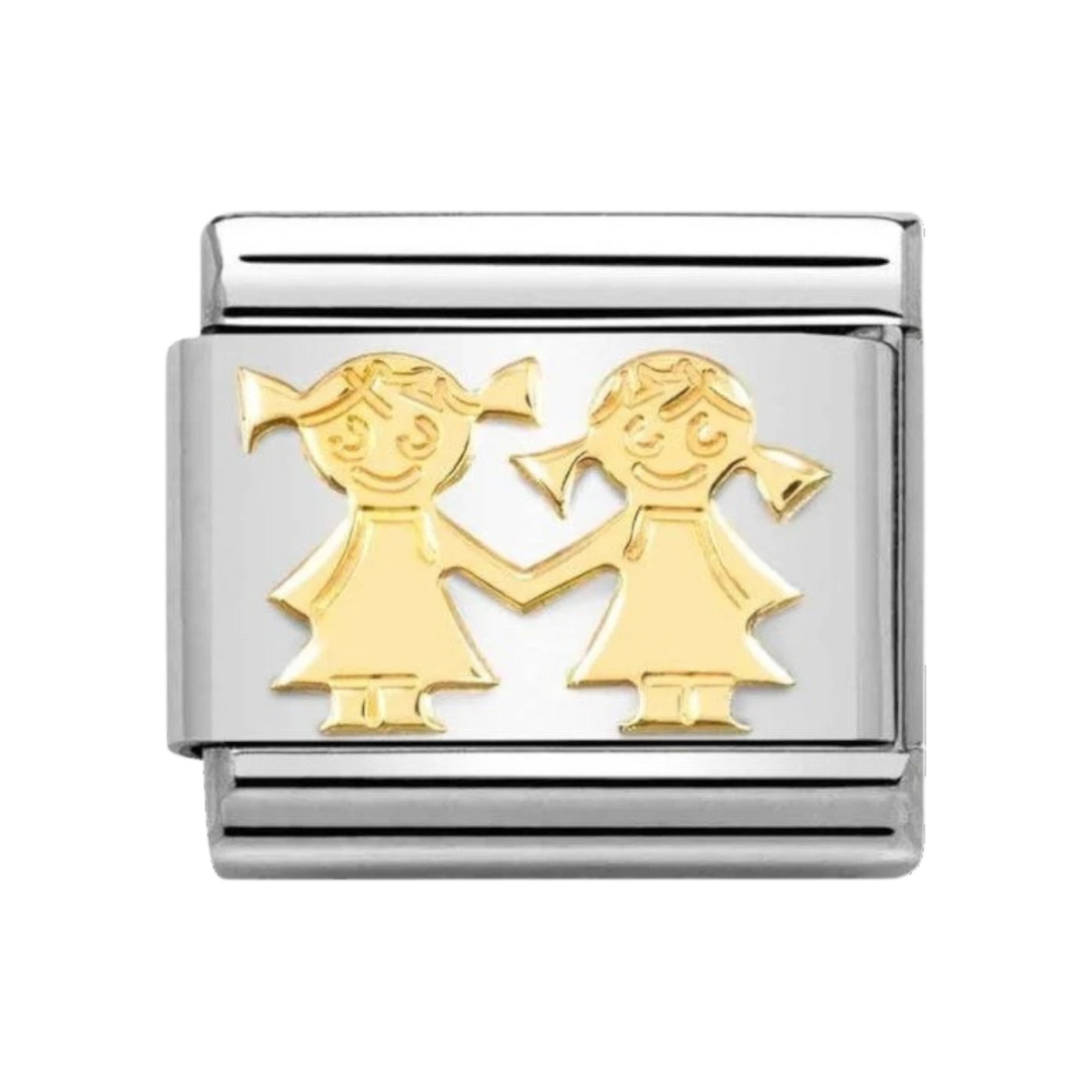 Nomination Gold Sisters Symbols Charm