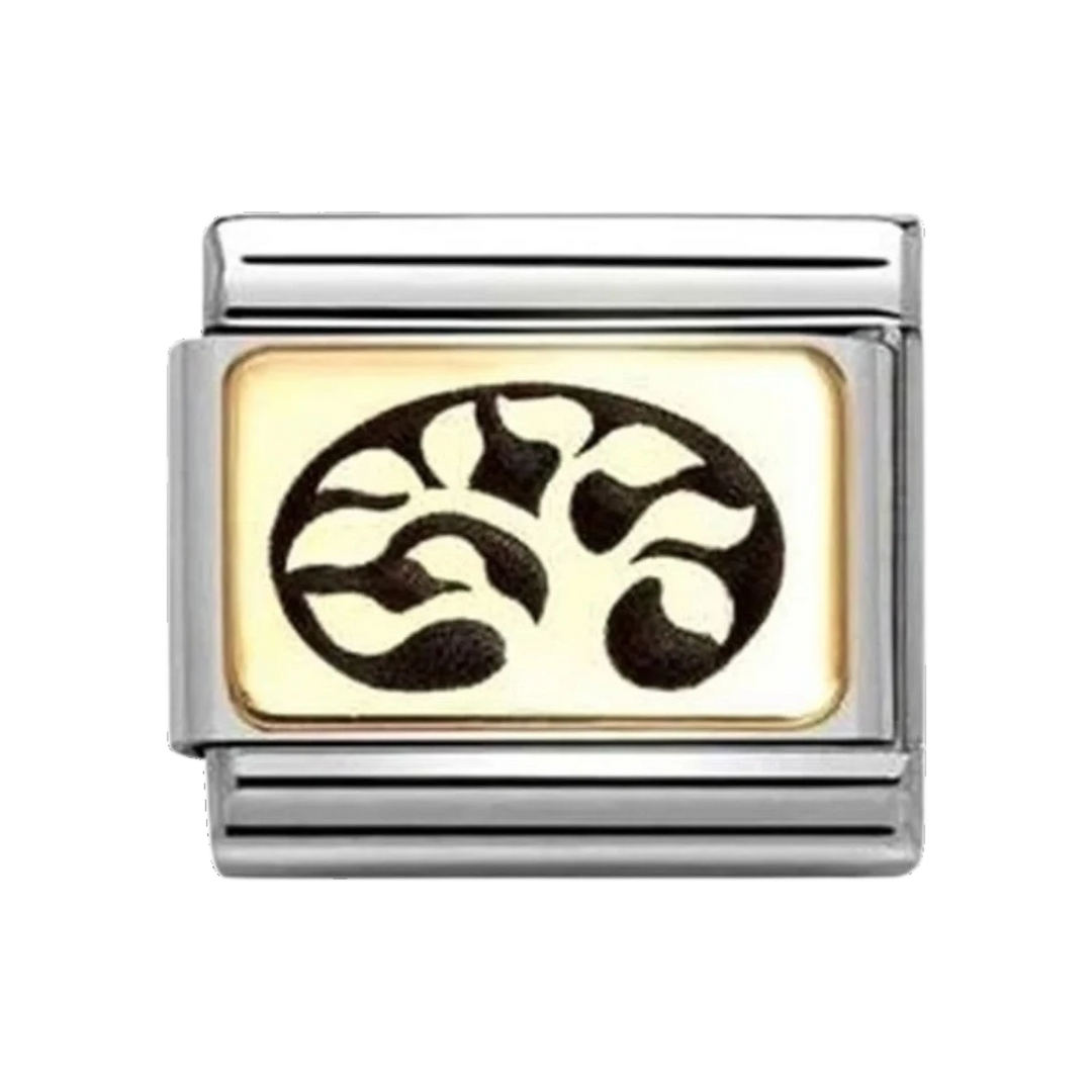 Nomination Gold and Enamel Tree of Life Charm