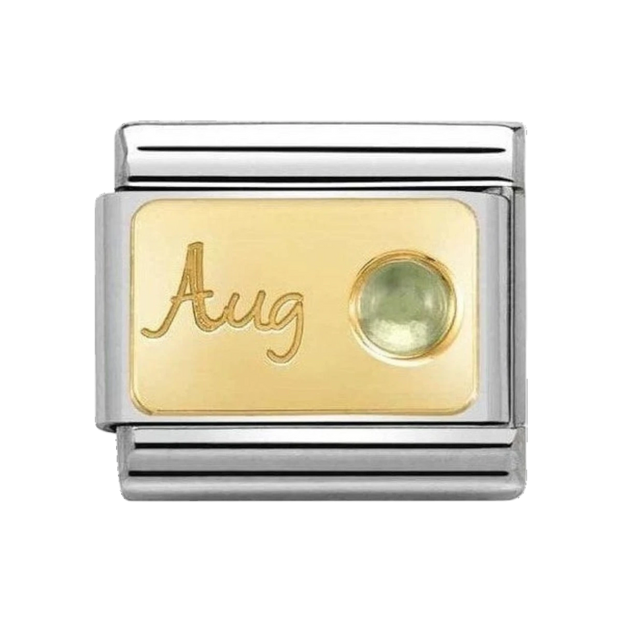Nomination Classic 18k Gold Pearl August Birthstone Charm