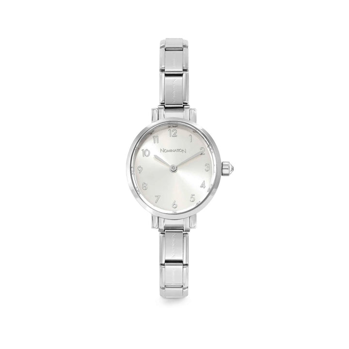 Nomination Paris Oval Sunray Silver Dial Charm Watch. Item code 076038/017