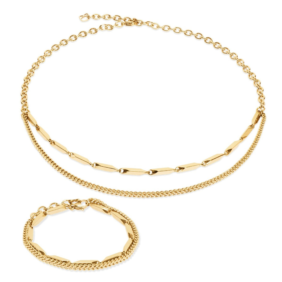Coeur De Lion Twisted Layers Necklace - Gold - 0801101600