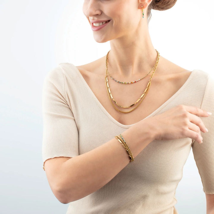 Coeur De Lion Twisted Layers Bracelet - Gold - 0801301600