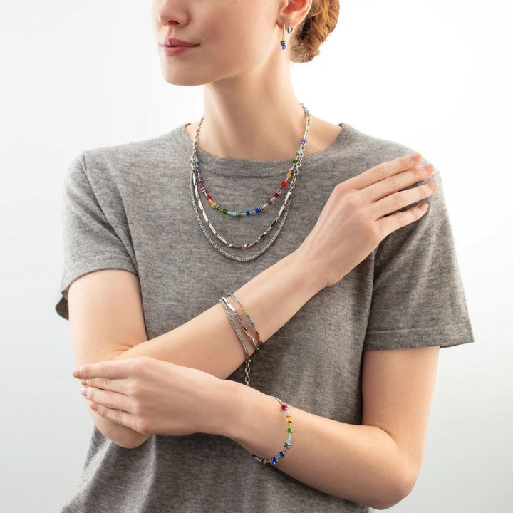 Coeur De Lion Twisted Layers Necklace - Silver - 0801301700