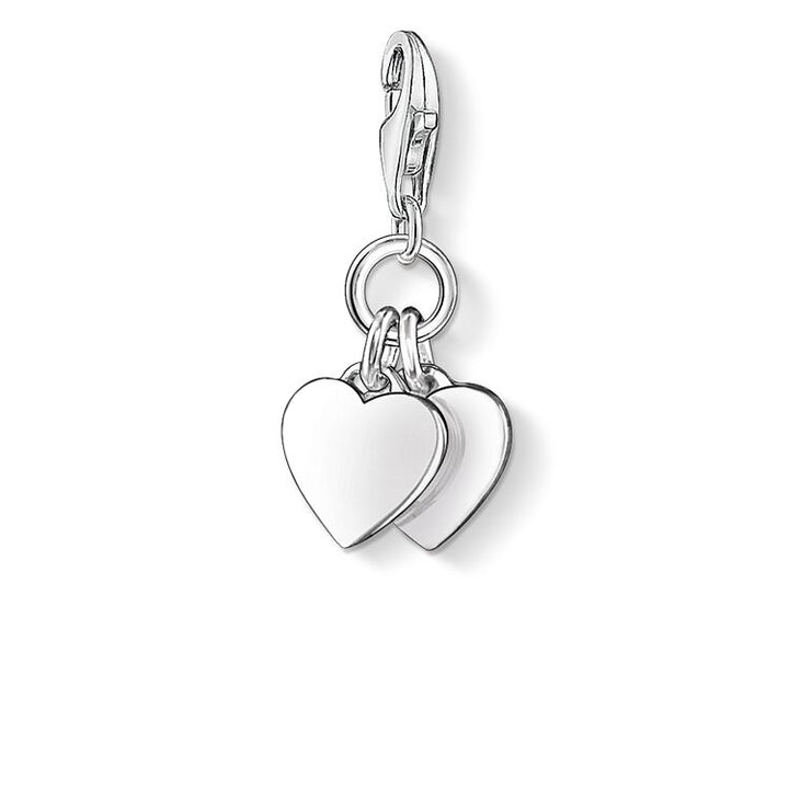 Thomas Sabo "Two Hearts" Charm Pendant 0836-001-12