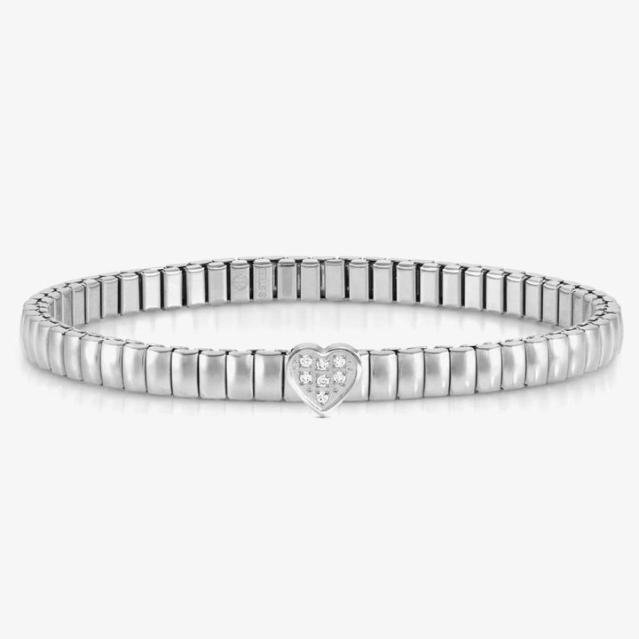 Nomination Extension Style Bracelet Steel and Cubic Zirconia Heart - 046007_004