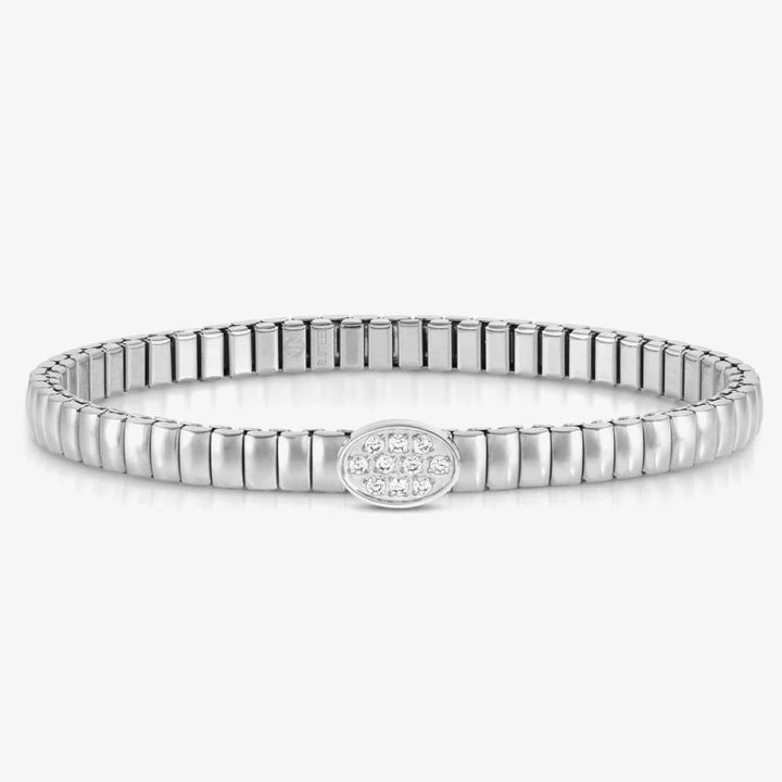 Nomination Extension Style Bracelet Steel and Cubic Zirconia Oval - 046007_053