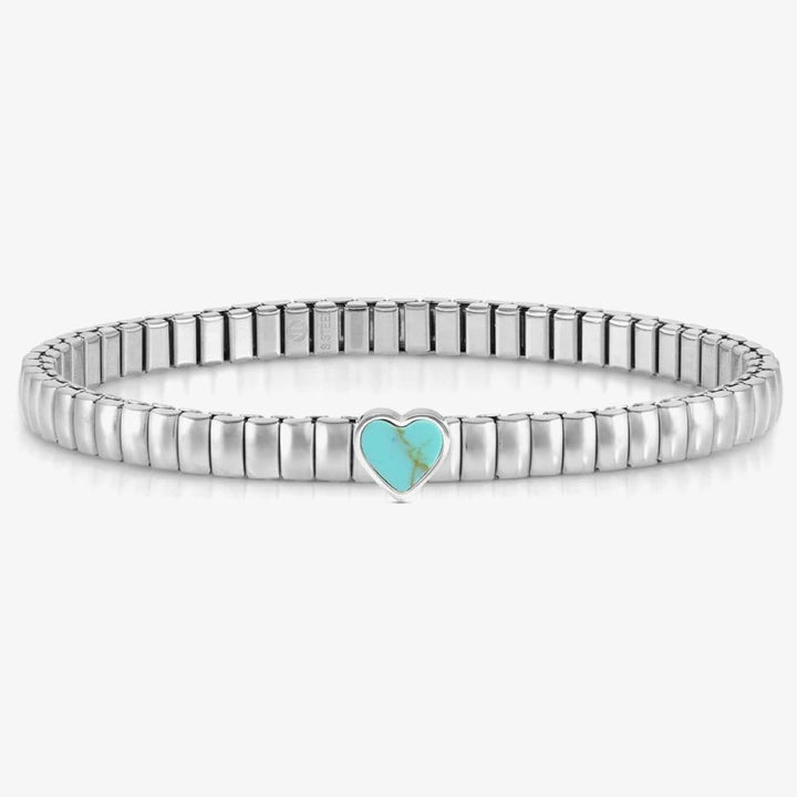 Nomination Extension Style Bracelet Steel and Stone Turquoise Heart - 046009_102