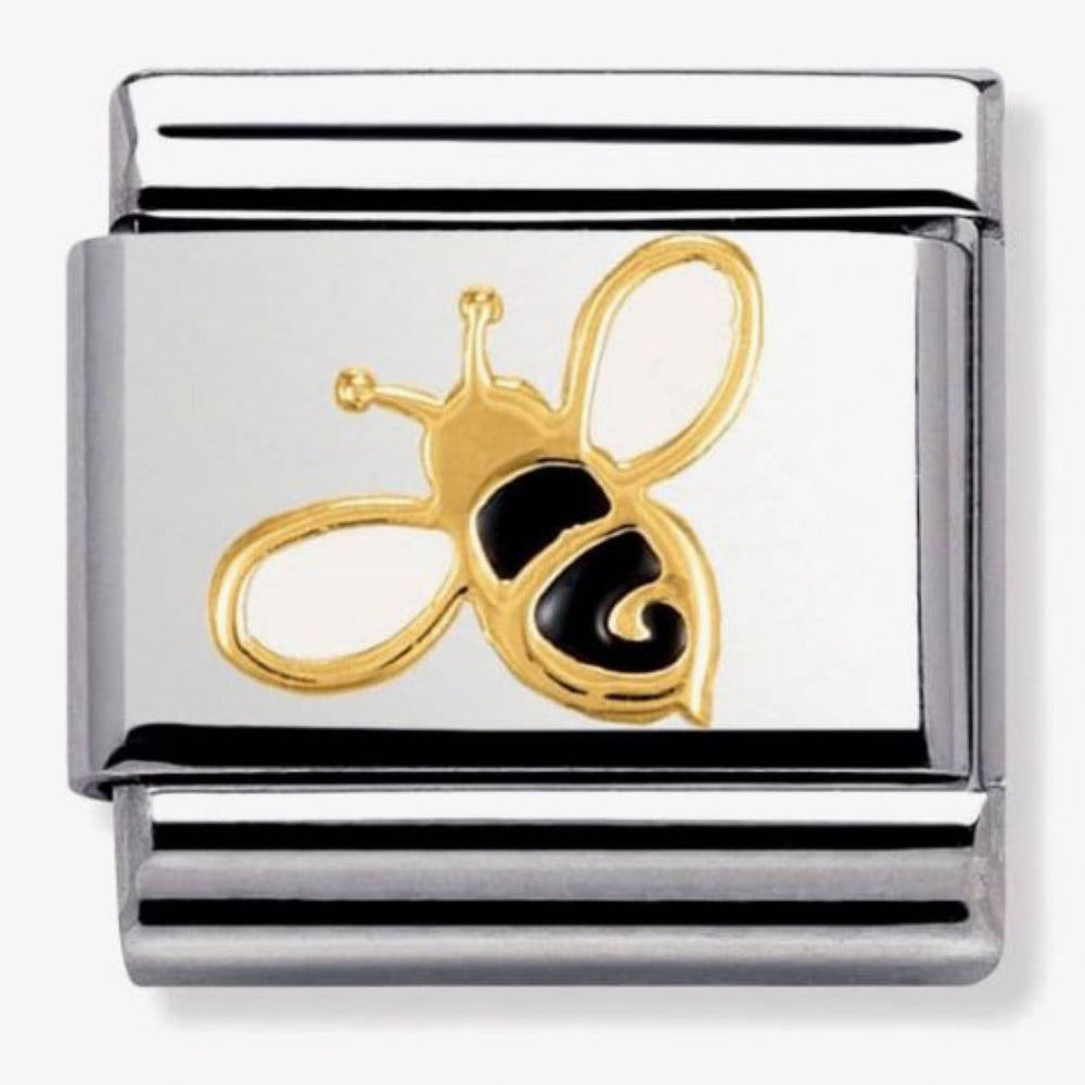 Nomination Classic Gold and Enamel Bee Charm