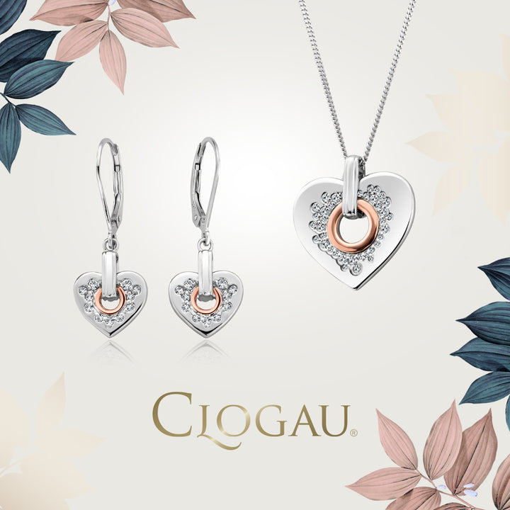 Clogau Cariad Sparkle Heart Pendant