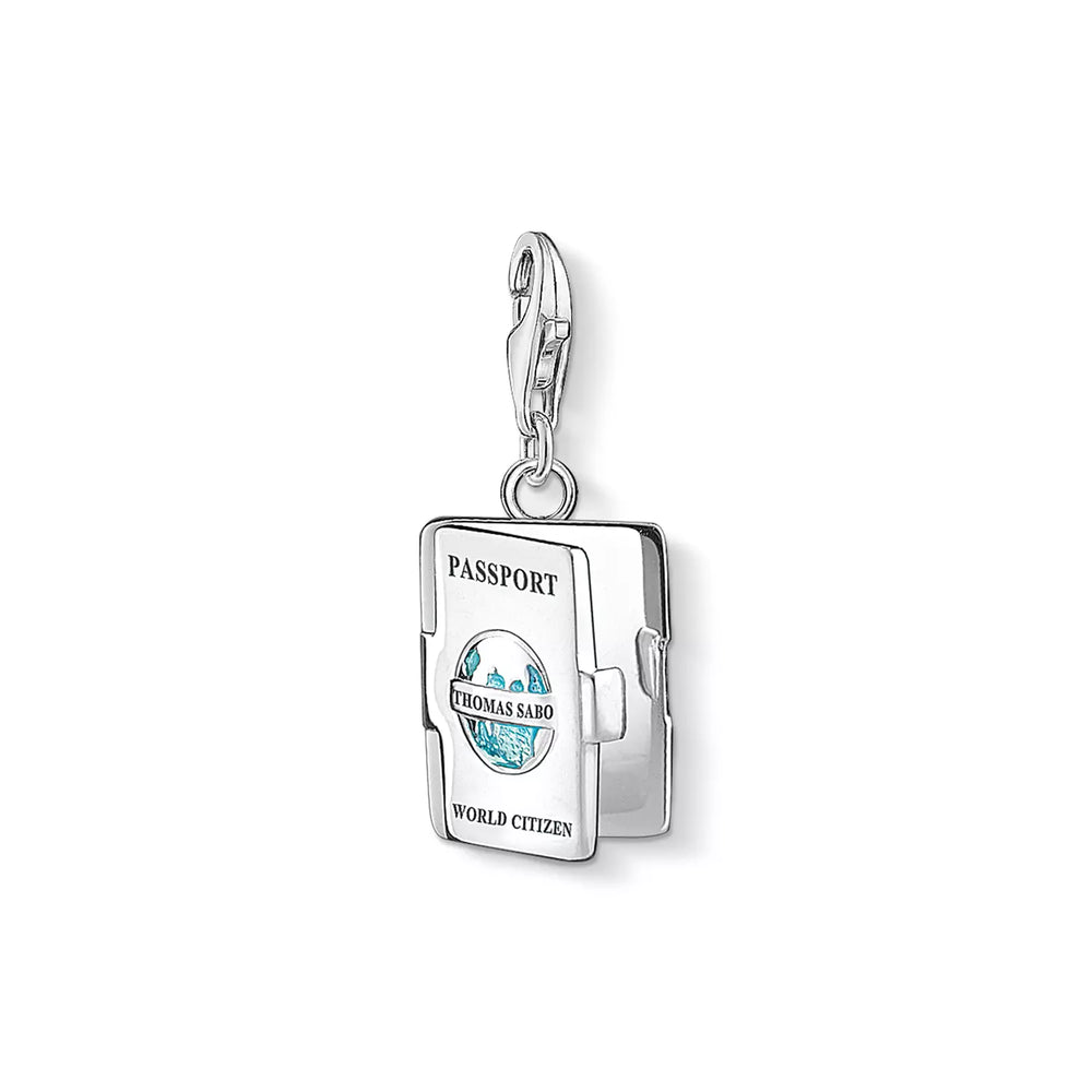 Niche Jewellery Thomas Sabo Charm Pendant - Passport detail