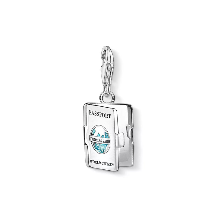Niche Jewellery Thomas Sabo Charm Pendant - Passport detail