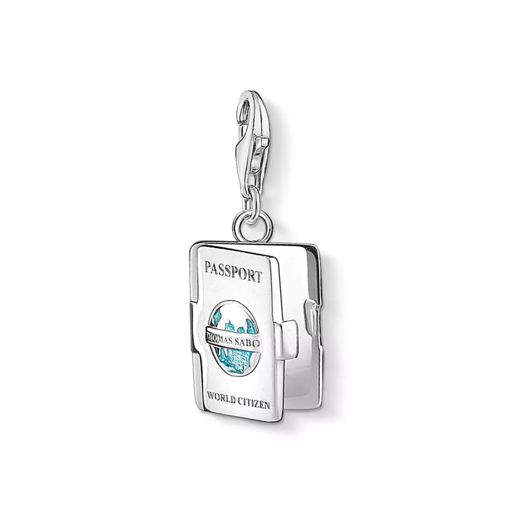 Niche Jewellery Thomas Sabo Charm Pendant - Passport detail