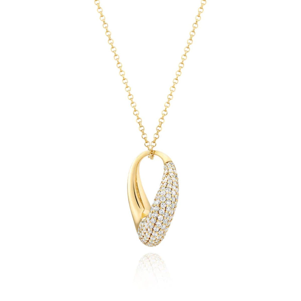 Sif Jakobs Glorenza Necklace - Gold - SJ-N2482-CZ-YG