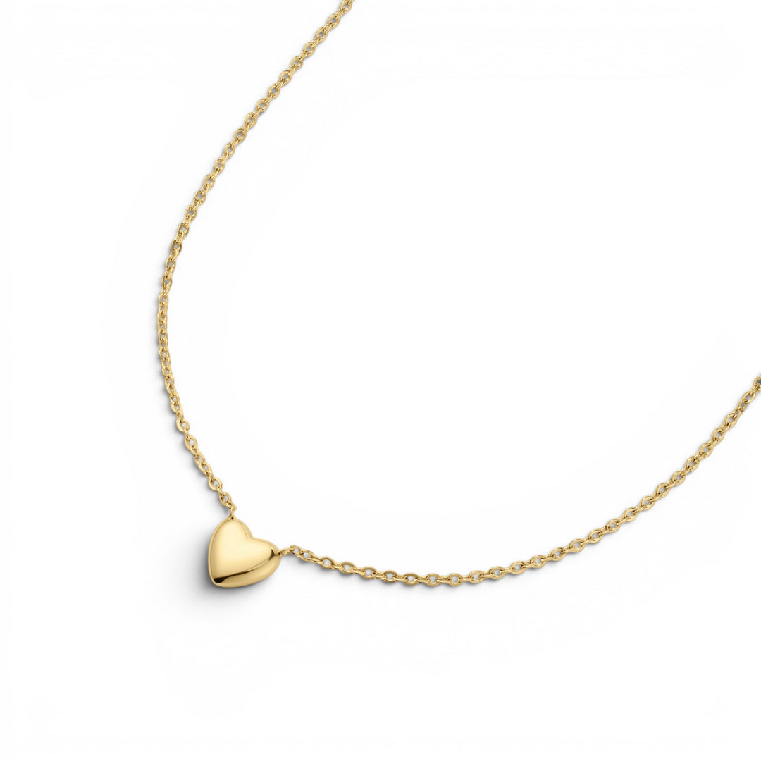 D.Louise Mini Heart Gold Necklace