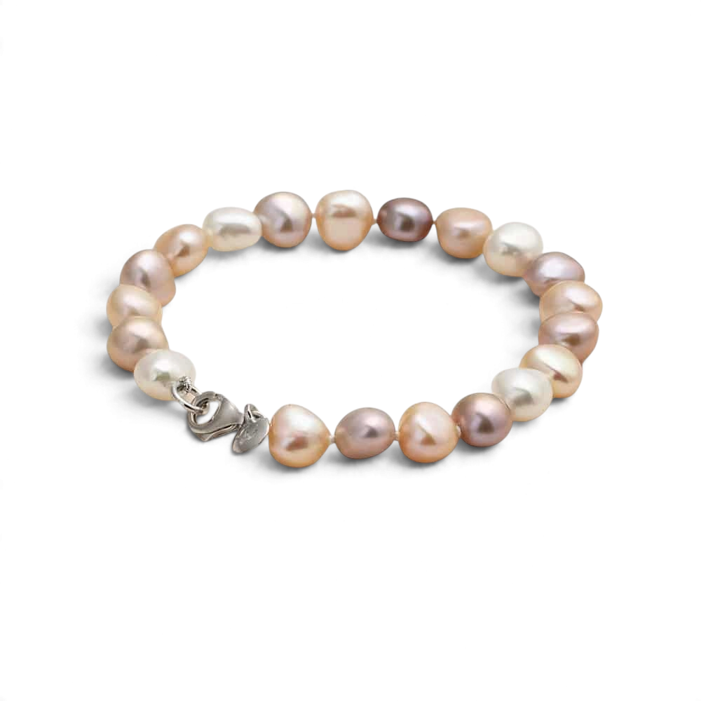 Jersey Pearl Multi Natural Baroque Pearl Bracelet
