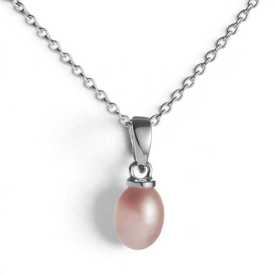 Jersey Pearl Pure Pink Freshwater Pearl Pendant - 1790849