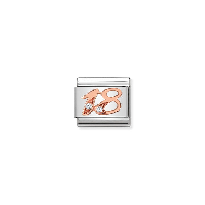 Nomination Rose Gold Classic 18 Charm 430315/18