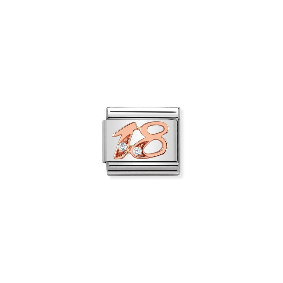 Nomination Rose Gold Classic 18 Charm 430315/18