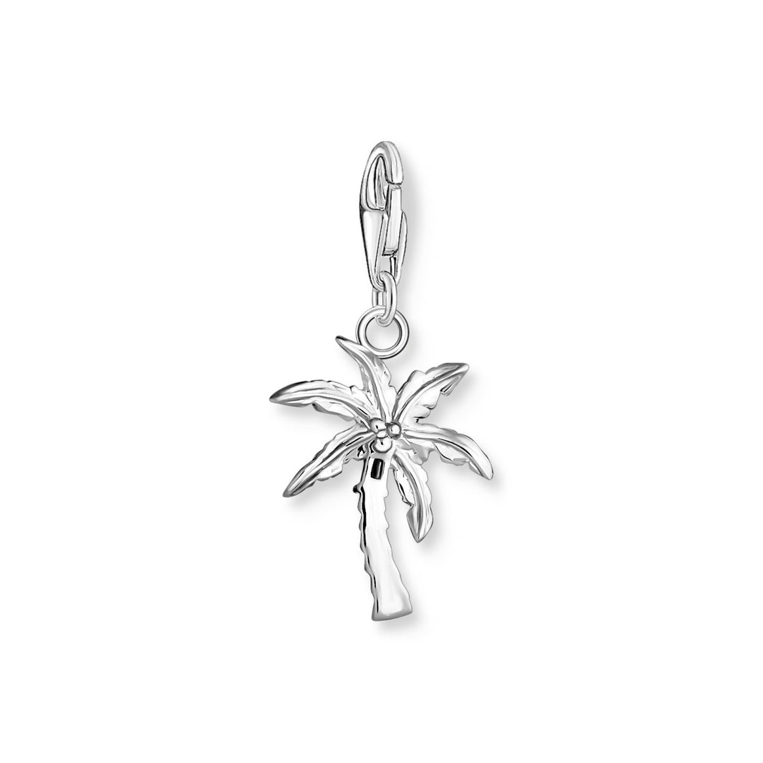 Thomas Sabo Charm Pendant - Multicoloured Silver Palm Tree 1932-342-7