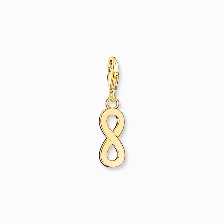 Thomas Sabo Charm Pendant - Yellow Gold Plated Infinity Charm