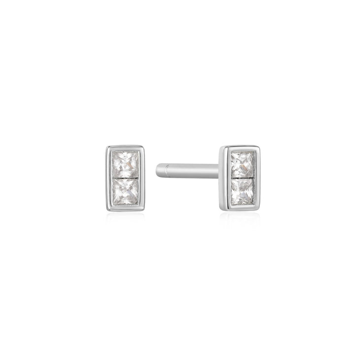 Ania Haie Glam Mini Stud Earrings Silver