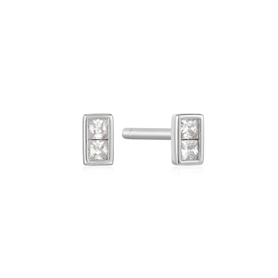 Ania Haie Glam Mini Stud Earrings Silver