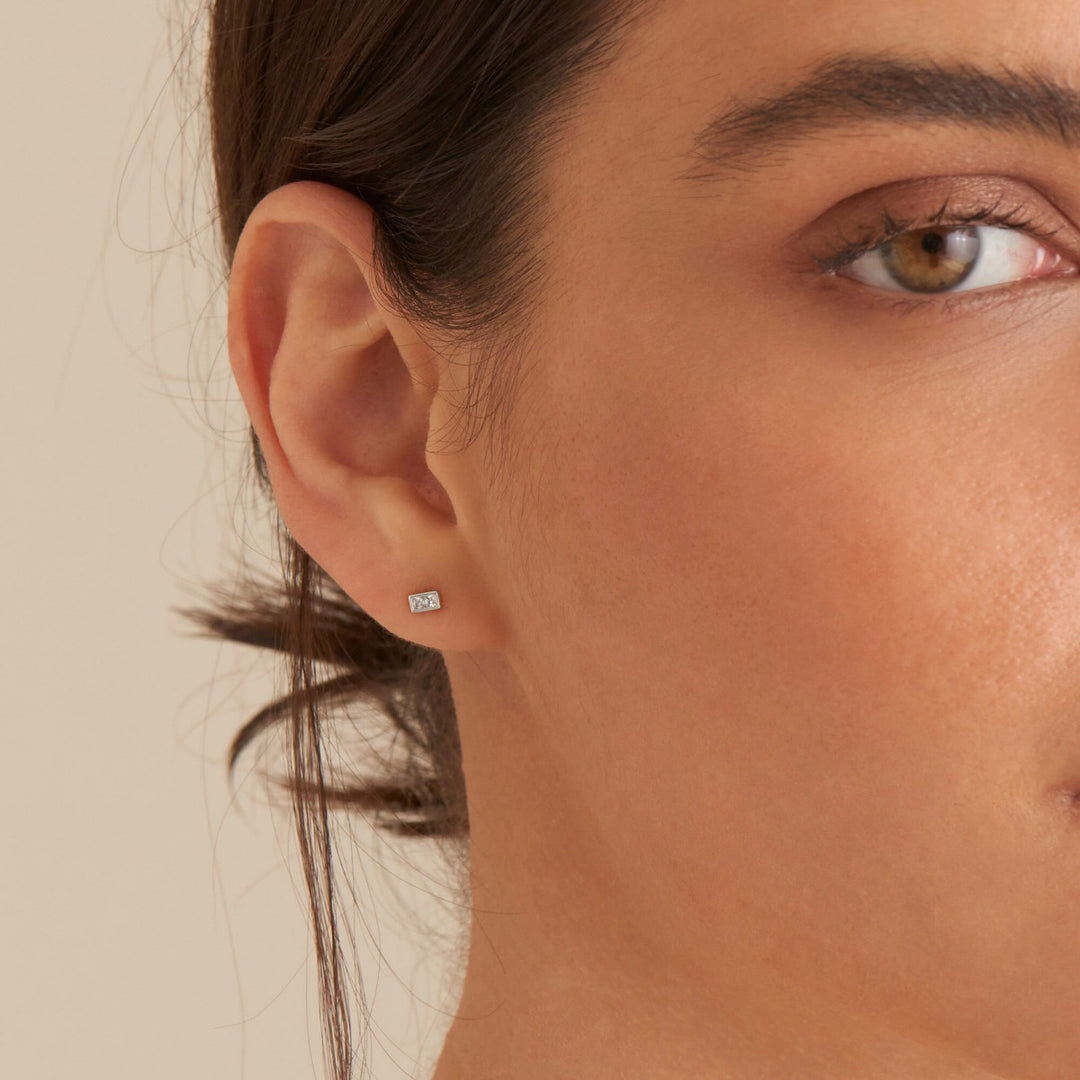 Ania Haie Glam Mini Stud Earrings Silver