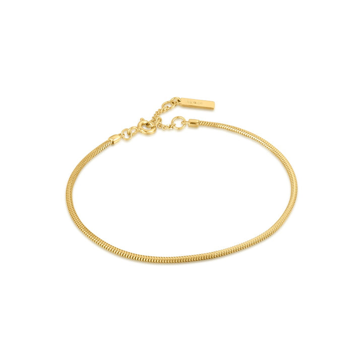 Ania Haie Snake Chain Bracelet Gold Plated