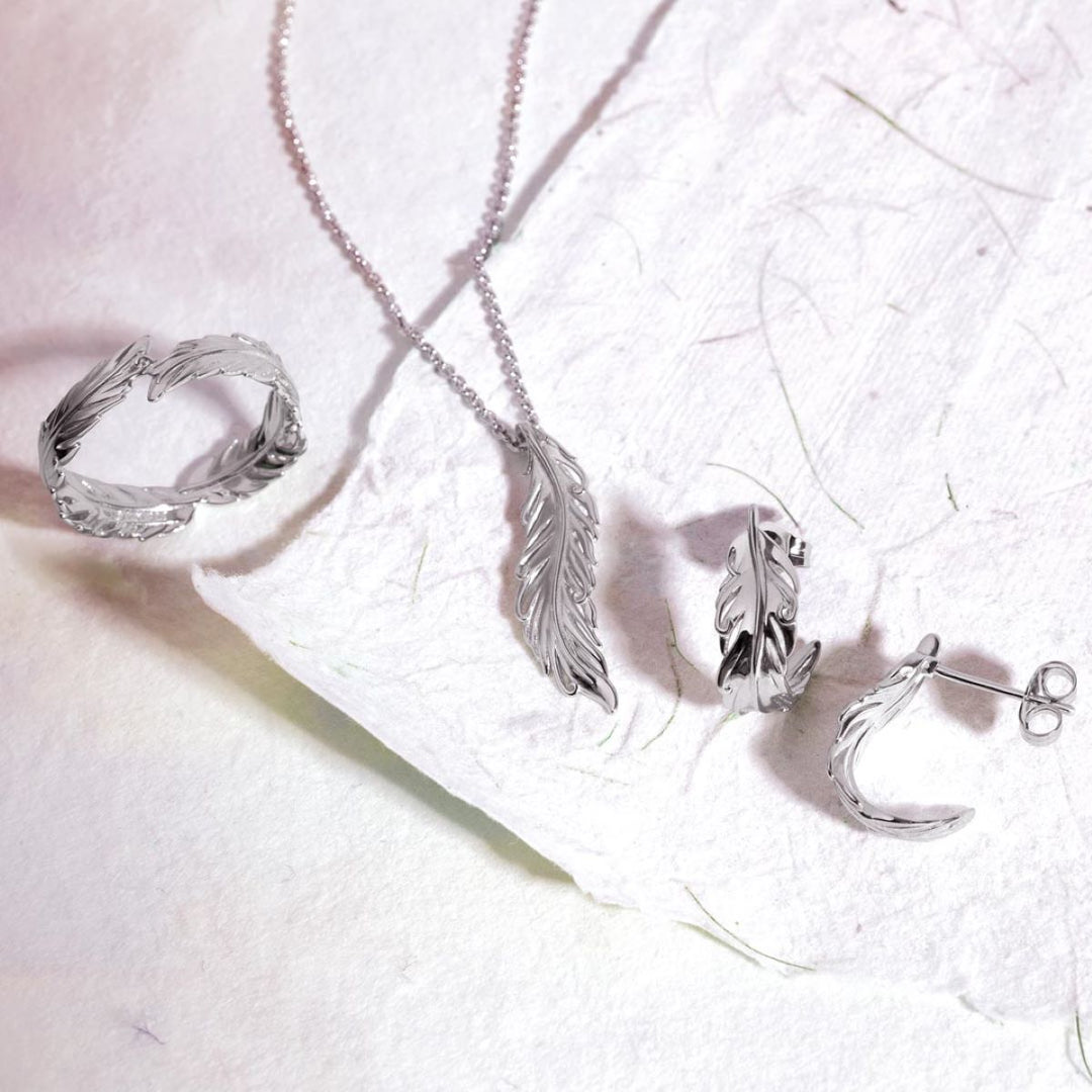 Kit Heath Feather Wisp Hoop Earrings - 60315RP