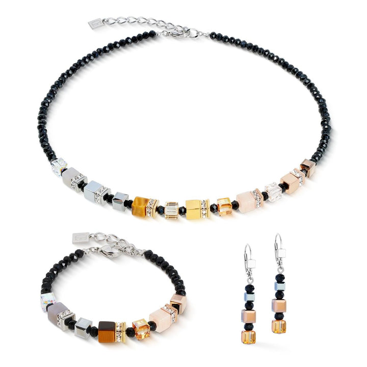 Coeur De Lion GeoCUBE Precious Nature Bracelet - Tricolour - 2101301633