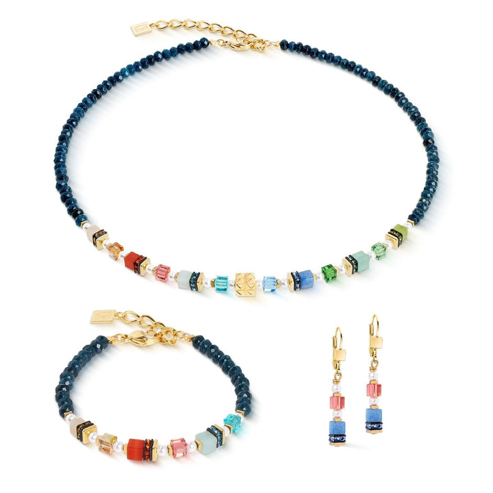 Coeur De Lion Sparkling Princess Spikes Bracelet - Gold Multicolour - 2102301516