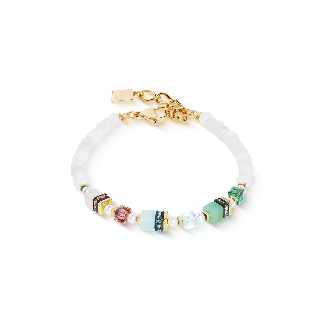 Coeur De Lion  Sparkling Princess Spikes Bracelet - Gold-Art Nouveau - 2102301578