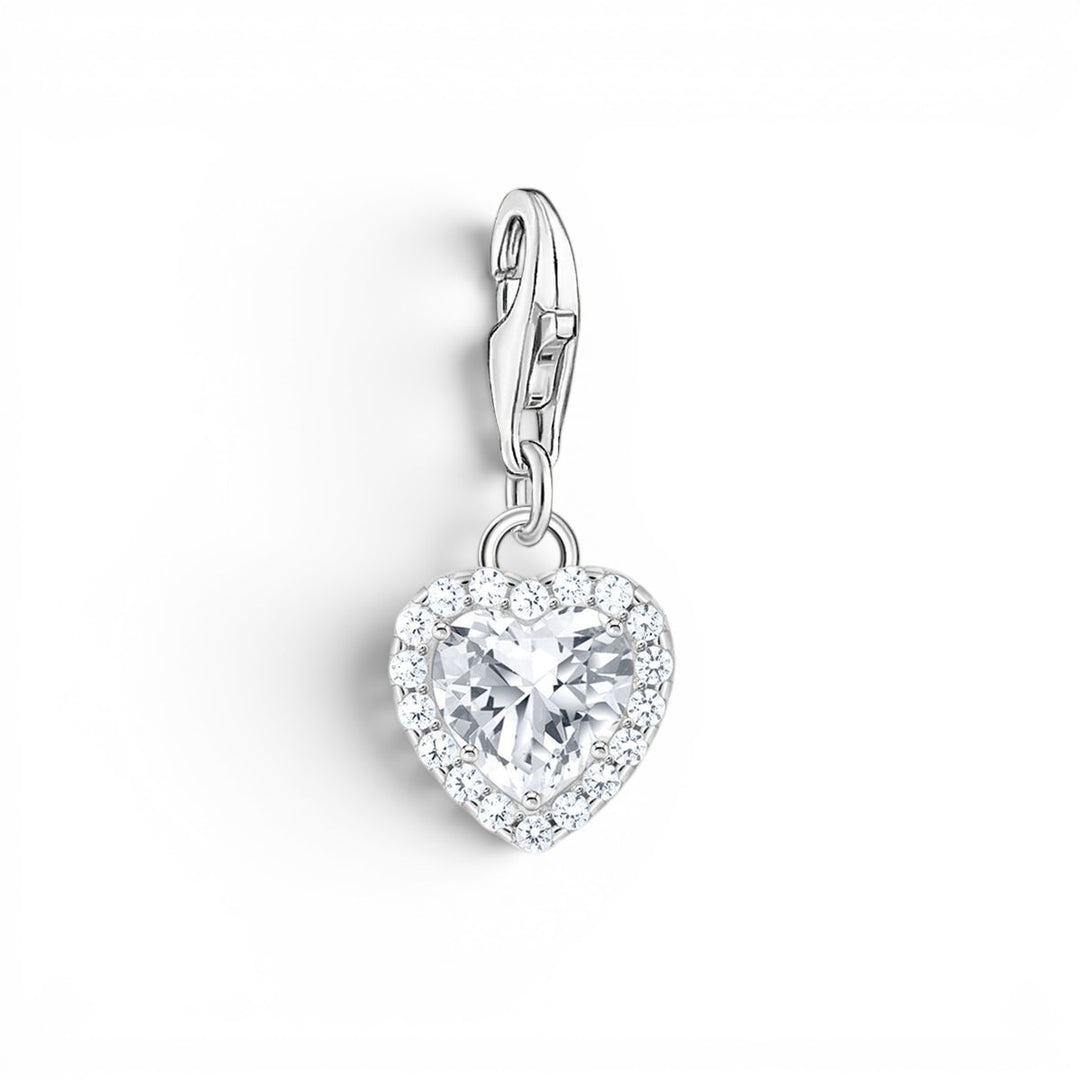 Thomas Sabo Charm Pendant - CZ Heart - 2202-051-14