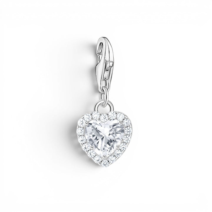 Thomas Sabo Charm Pendant - CZ Heart - 2202-051-14