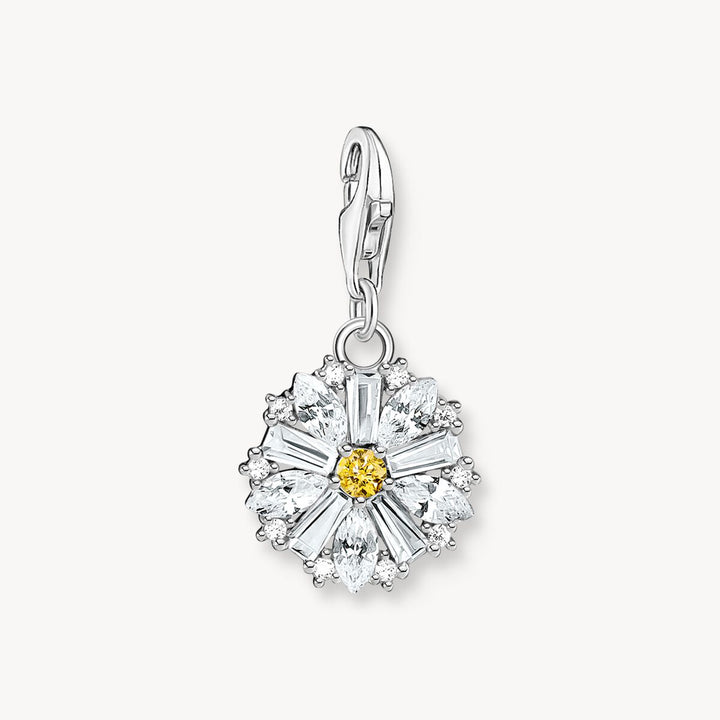 Thomas Sabo Charm Pendant - Lovely Daisy with Stones - 2212-051-14